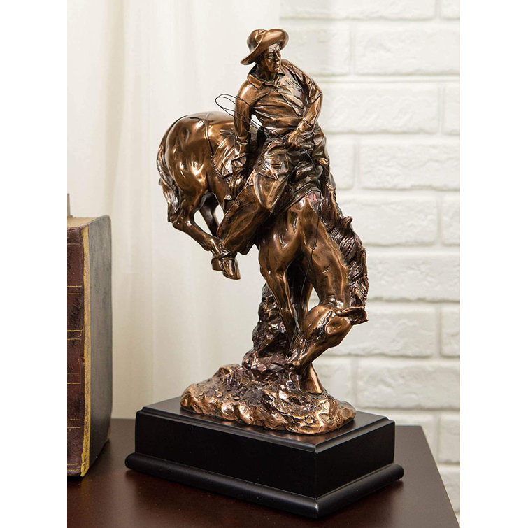 cowboy statues resin